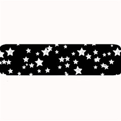 Black And White Starry Pattern Large Bar Mats