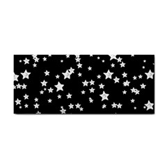 Black And White Starry Pattern Hand Towel