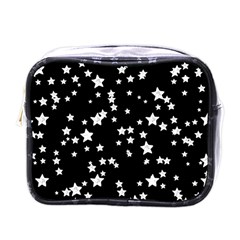 Black And White Starry Pattern Mini Toiletries Bags