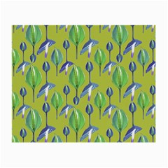 Tropical Floral Pattern Small Glasses Cloth by dflcprints