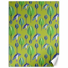 Tropical Floral Pattern Canvas 18  X 24   by dflcprints