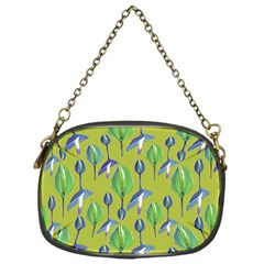 Tropical Floral Pattern Chain Purses (one Side)  by dflcprints