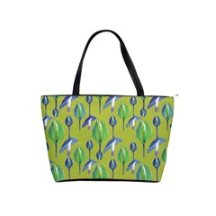 Tropical Floral Pattern Shoulder Handbags by dflcprints