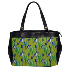 Tropical Floral Pattern Office Handbags by dflcprints