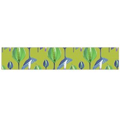 Tropical Floral Pattern Flano Scarf (large)  by dflcprints