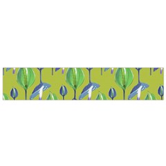 Tropical Floral Pattern Flano Scarf (small) by dflcprintsclothing