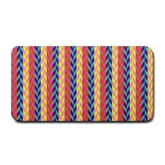 Colorful Chevron Retro Pattern Medium Bar Mats by DanaeStudio