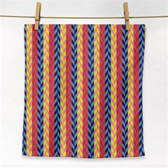 Colorful Chevron Retro Pattern Face Towel