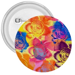 Pop Art Roses 3  Buttons