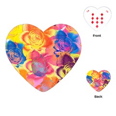 Pop Art Roses Playing Cards (heart) 