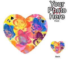 Pop Art Roses Playing Cards 54 (heart) 