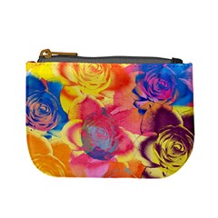 Pop Art Roses Mini Coin Purses by DanaeStudio