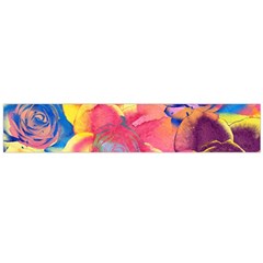 Pop Art Roses Flano Scarf (large) 