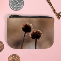 2  Verwelkte Kugeldistel Mini Coin Purses