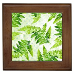 Fern Leaves Framed Tiles