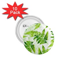 Fern Leaves 1.75  Buttons (10 pack)