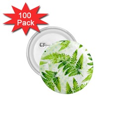 Fern Leaves 1.75  Buttons (100 pack) 