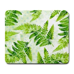 Fern Leaves Large Mousepads by DanaeStudio