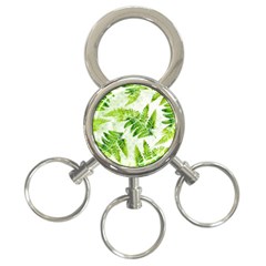 Fern Leaves 3-Ring Key Chains