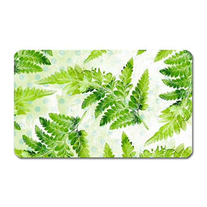 Fern Leaves Magnet (Rectangular)