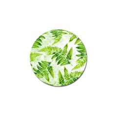 Fern Leaves Golf Ball Marker