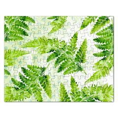 Fern Leaves Rectangular Jigsaw Puzzl