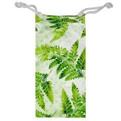 Fern Leaves Jewelry Bags by DanaeStudio