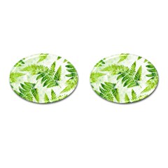 Fern Leaves Cufflinks (oval)