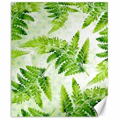 Fern Leaves Canvas 8  x 10 