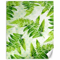 Fern Leaves Canvas 16  x 20  