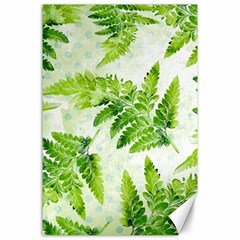 Fern Leaves Canvas 24  x 36 