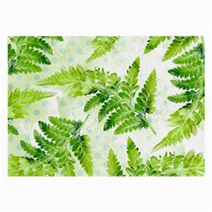 Fern Leaves Large Glasses Cloth by DanaeStudio