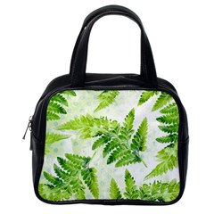 Fern Leaves Classic Handbags (one Side) by DanaeStudio