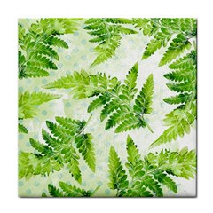 Fern Leaves Face Towel