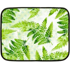 Fern Leaves Fleece Blanket (Mini)