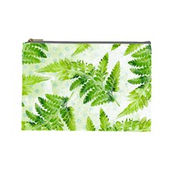 Fern Leaves Cosmetic Bag (Large) 