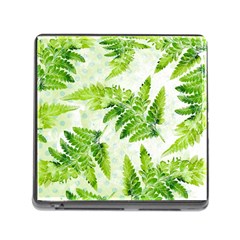 Fern Leaves Memory Card Reader (Square)