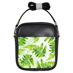 Fern Leaves Girls Sling Bags