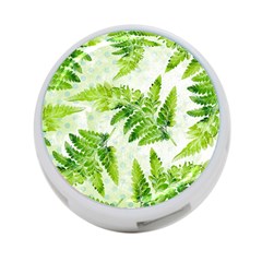 Fern Leaves 4-Port USB Hub (One Side)