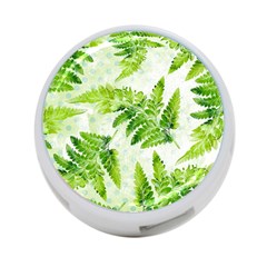 Fern Leaves 4-Port USB Hub (Two Sides) 