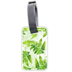 Fern Leaves Luggage Tags (one Side)  by DanaeStudio