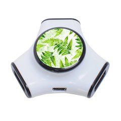 Fern Leaves 3-Port USB Hub