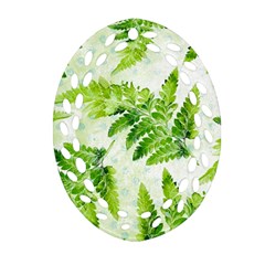 Fern Leaves Ornament (oval Filigree) 