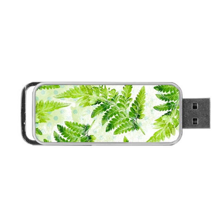 Fern Leaves Portable USB Flash (Two Sides)