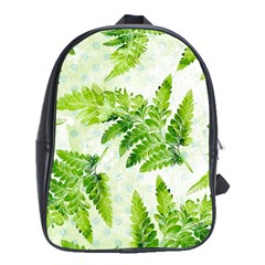 Fern Leaves School Bags (XL) 