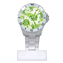 Fern Leaves Plastic Nurses Watch