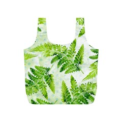 Fern Leaves Full Print Recycle Bags (S) 