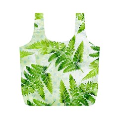 Fern Leaves Full Print Recycle Bags (M) 