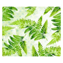 Fern Leaves Double Sided Flano Blanket (Small) 