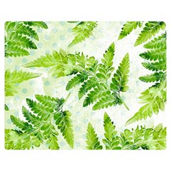 Fern Leaves Double Sided Flano Blanket (Medium) 